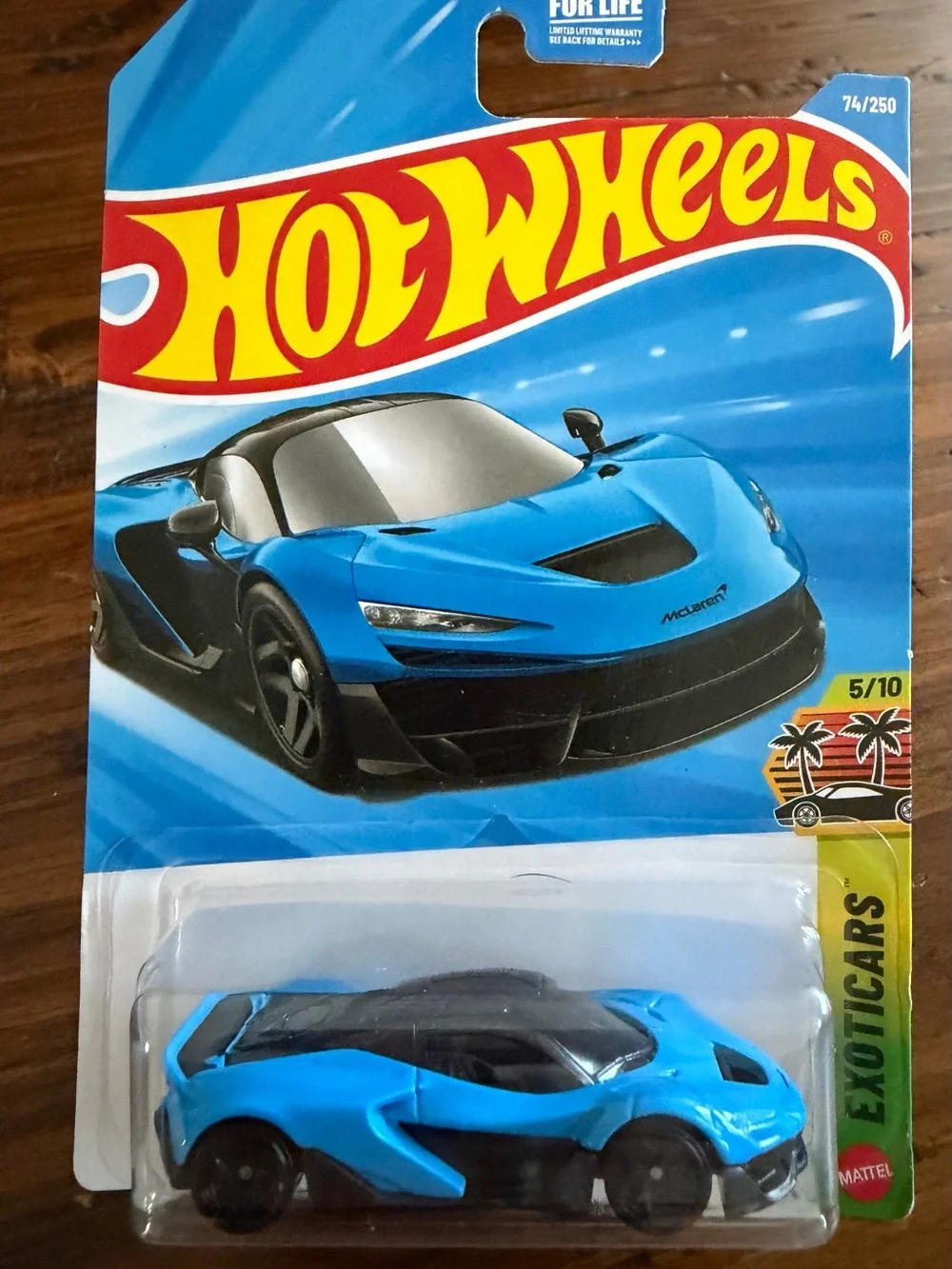 Hot Wheels McLaren W1 Diecast Toy Car - Blue
